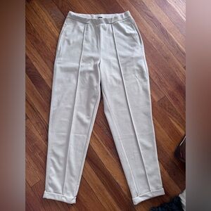 mango pull on pleated trousers